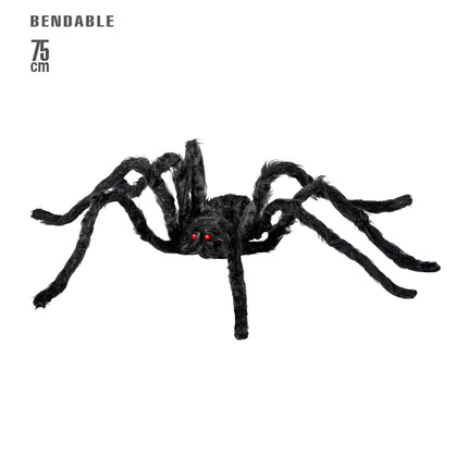 Halloween Araña Falsa Negra 75cm
