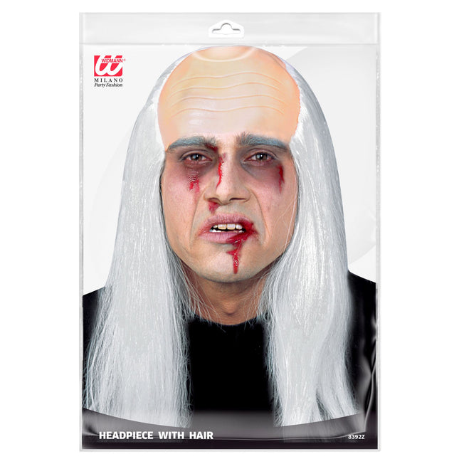 Peluca de Halloween Cabeza Calva