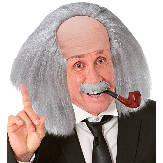 Peluca de Halloween Profesor Calvo