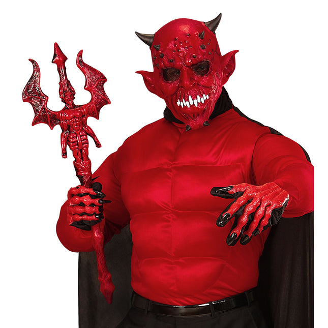 Guantes de Halloween Diablo