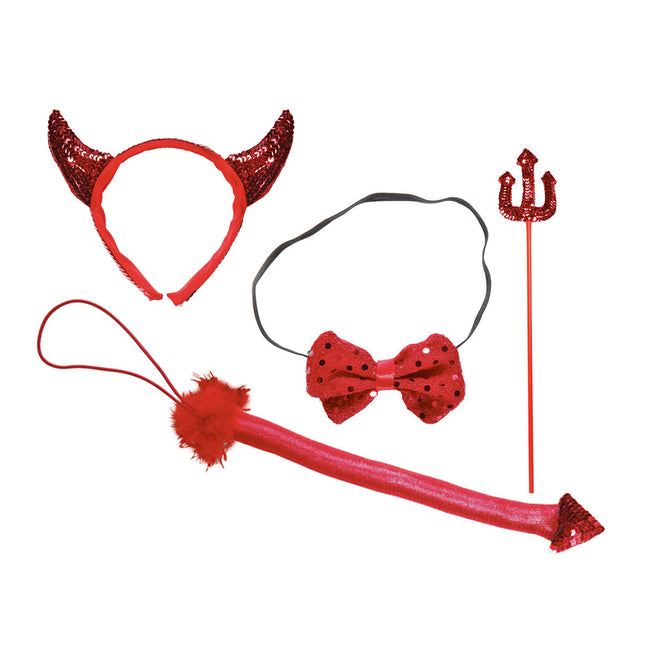 Set Accesorios Halloween Diablo 4 piezas