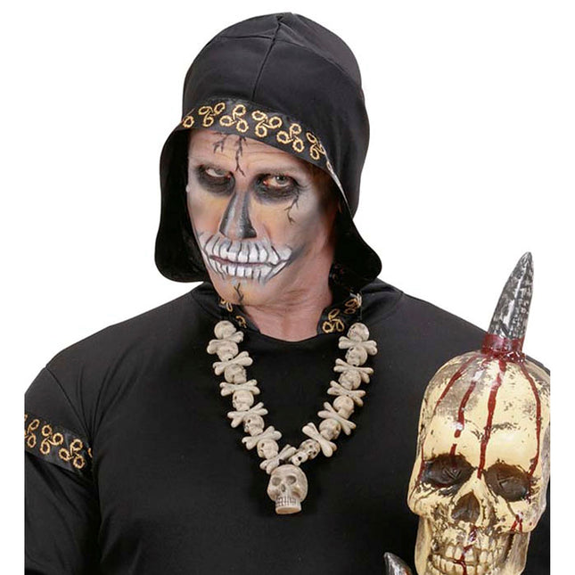 Collar de Halloween Calaveras