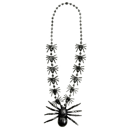 Collar de Halloween Arañas 40cm