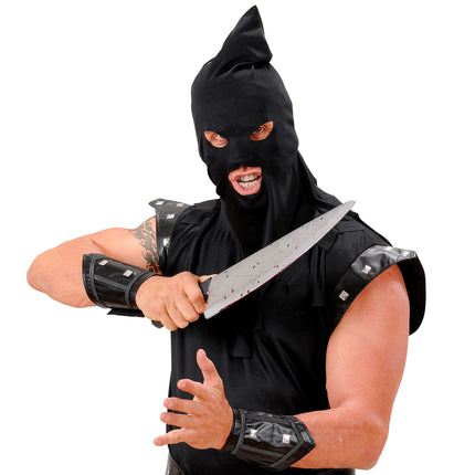 Cuchillo Sangre Falsa Halloween 48cm