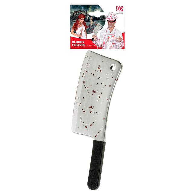Hacha Falsa de Halloween Sangre 44cm