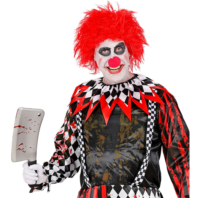 Hacha Falsa de Halloween Sangre 44cm