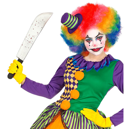 Halloween Cuchillo Falso Con Sangre 54cm