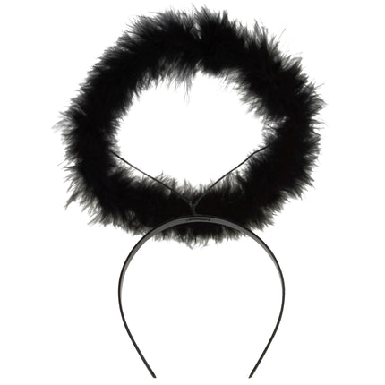Diadema Halloween Ángel Negro