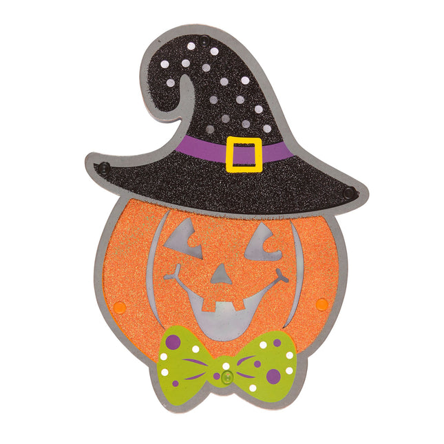 Decoración de pared de Halloween Calabaza con luz