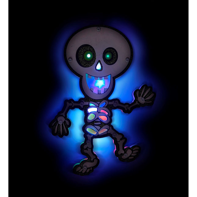 Decoración de Pared de Halloween Esqueleto con Luz