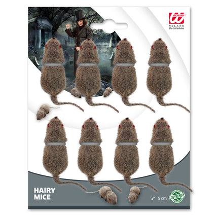 Halloween Ratón Falso 5cm 8pcs