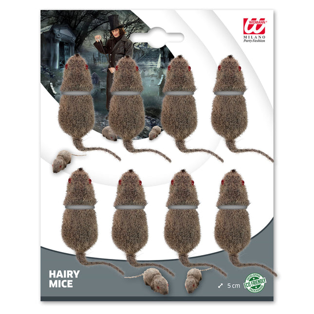 Halloween Ratón Falso 5cm 8pcs
