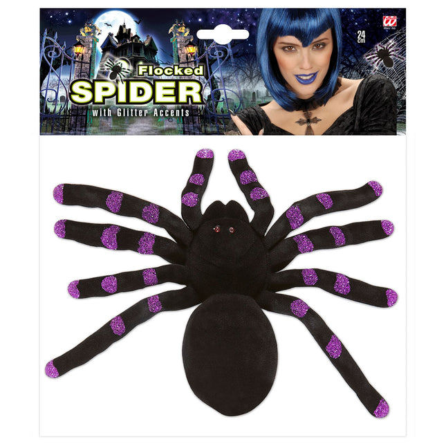 Araña Falsa Halloween 24cm 2pcs