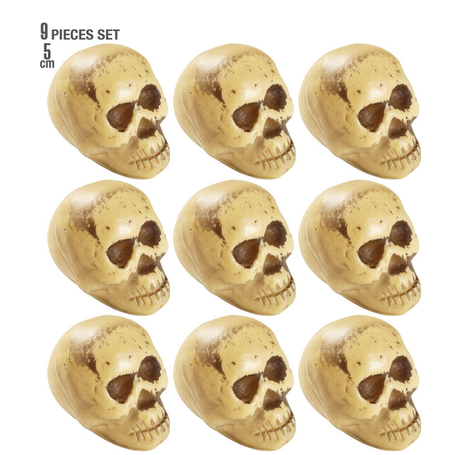 Calavera Halloween 9uds
