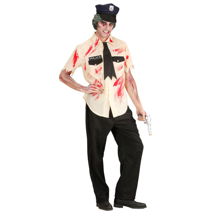 Disfraz Halloween Policía Zombie