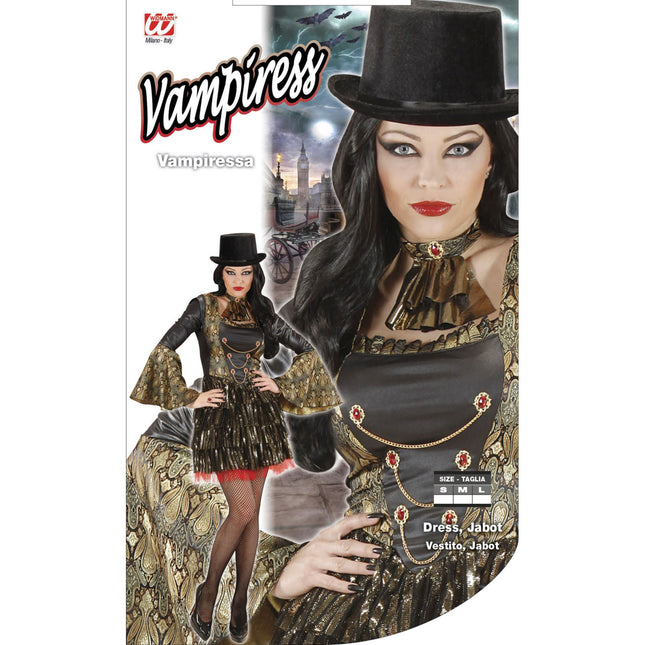 Disfraz de Halloween de Vampiresa Gótica para Mujer