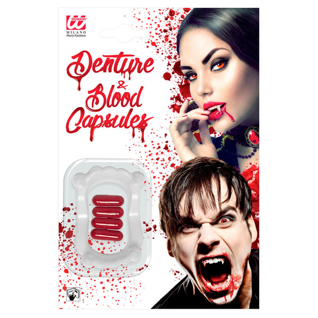 Cápsulas de Sangre Falsa Halloween 4uds