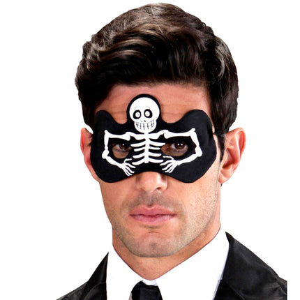 Halloween Máscara Ojos Esqueleto