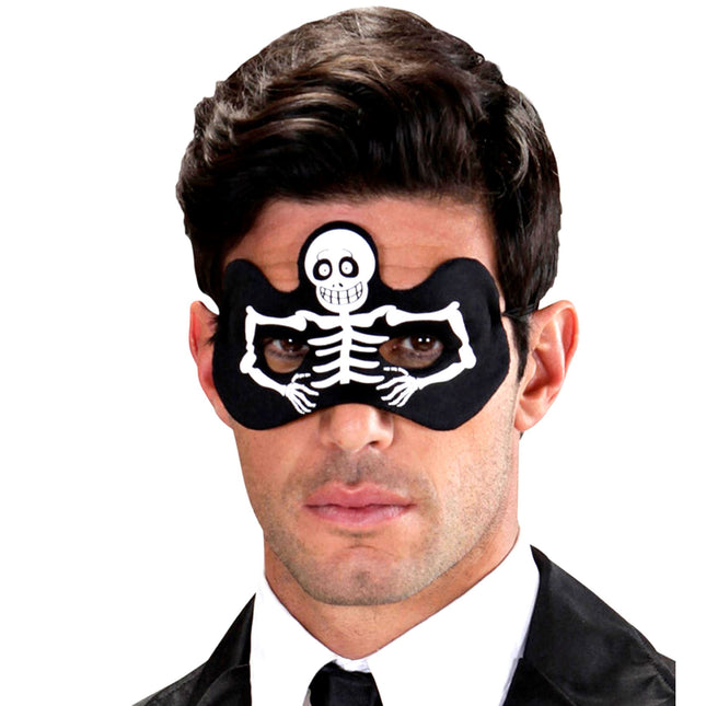 Halloween Máscara Ojos Esqueleto