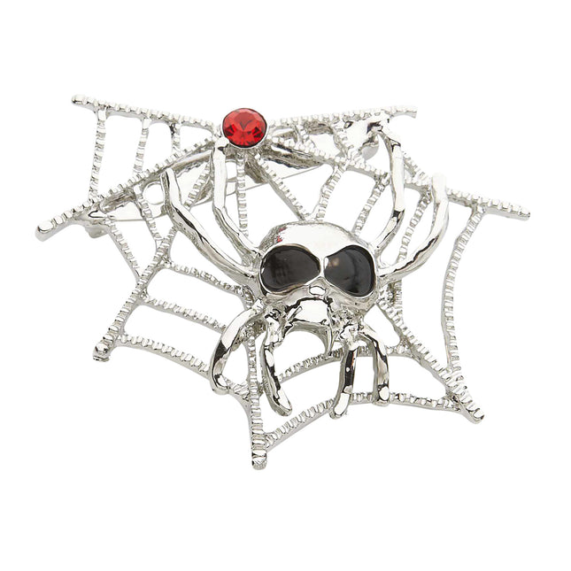 Broche de Halloween Tela de araña