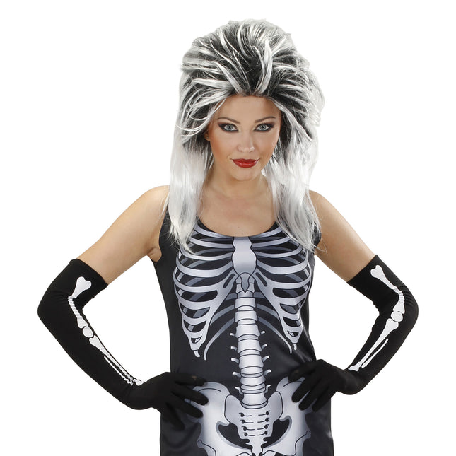 Guantes de Halloween Huesos