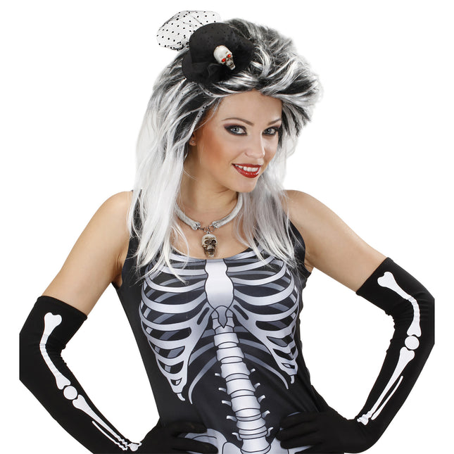 Sombrero de Halloween Calavera Mini