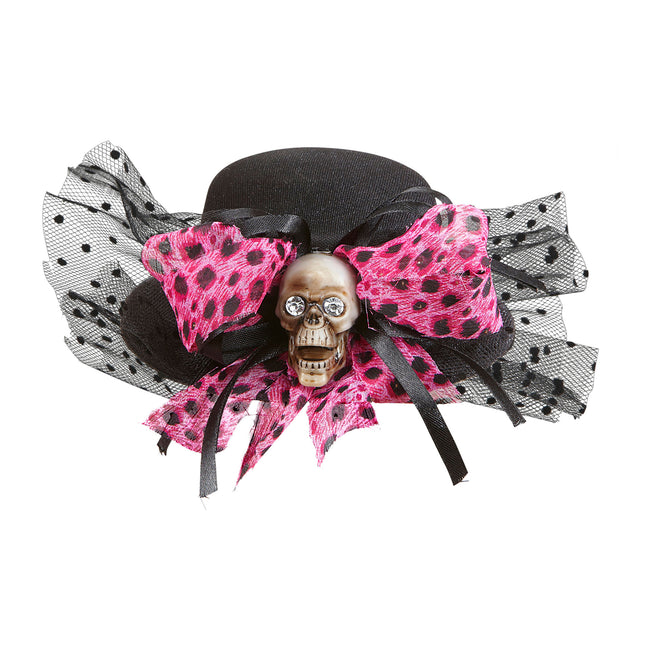 Sombrero de Halloween Calavera con Lazo