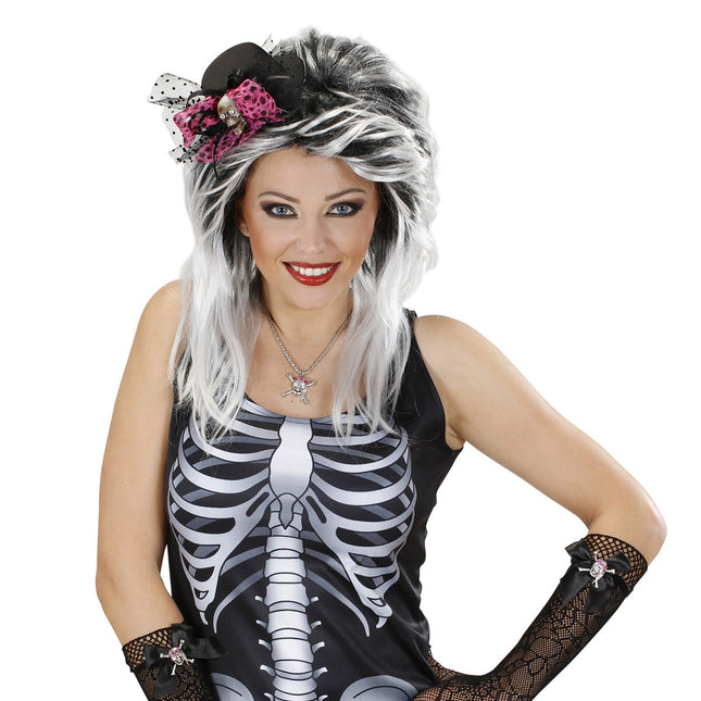 Sombrero de Halloween Calavera con Lazo