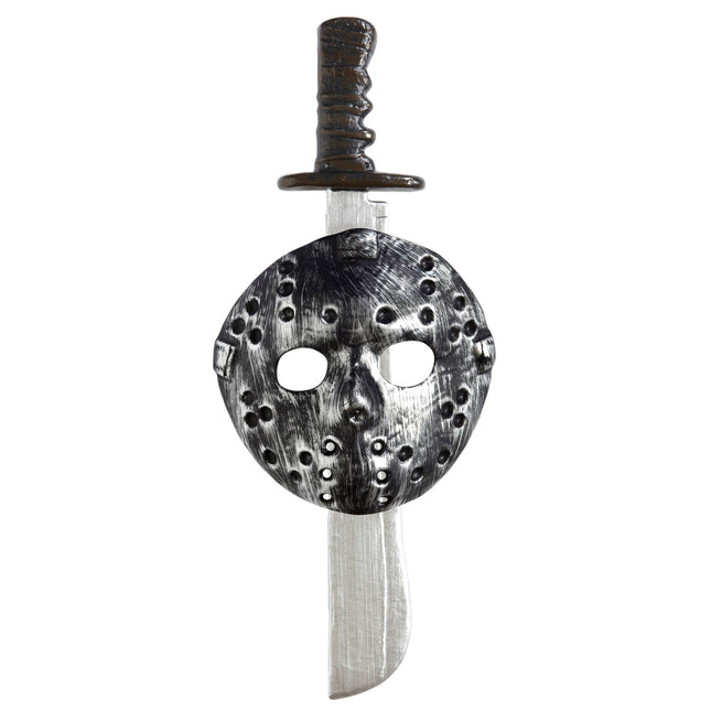 Set Accesorio Halloween Máscara Y Machete 2 piezas