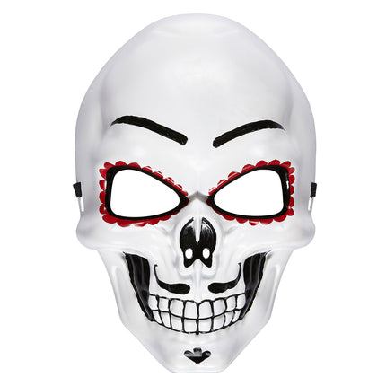 Dia De Los Muertos Mascara Blanca