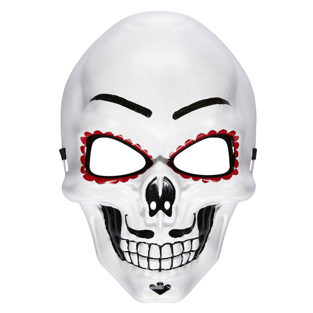 Dia De Los Muertos Mascara Blanca