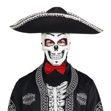 Dia De Los Muertos Mascara Blanca