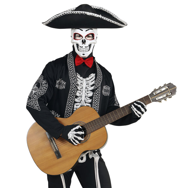Dia De Los Muertos Mascara Blanca