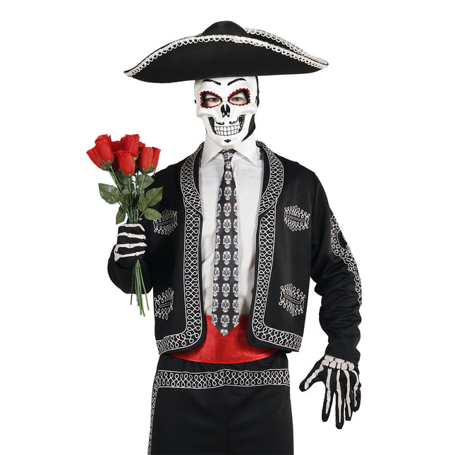 Dia De Los Muertos Mascara Blanca
