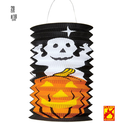 Linterna de Halloween Calabaza y Fantasma