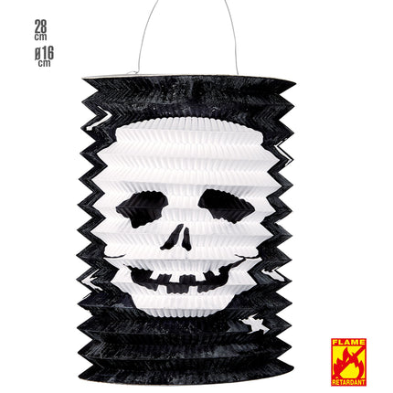 Halloween Lampion Calavera Negra