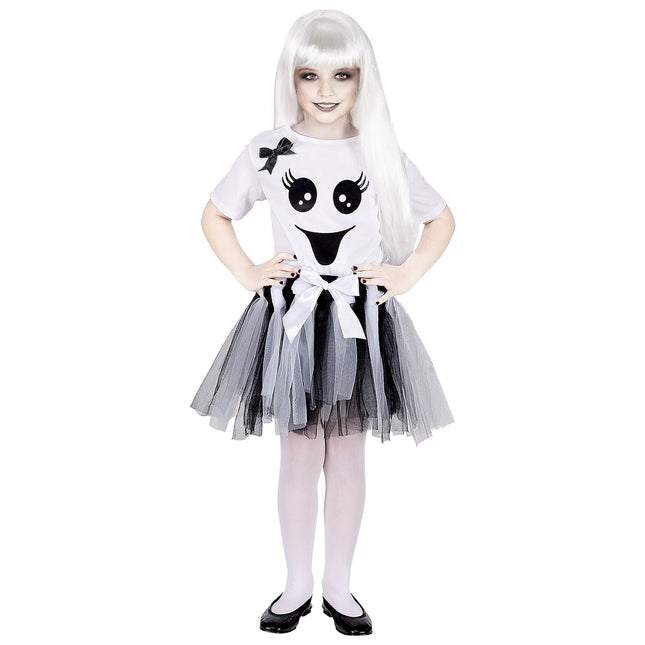 Vestido Halloween Niña Esqueleto