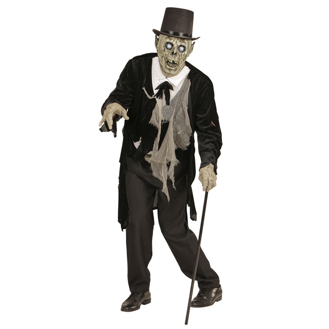 Máscara Halloween Novio Zombie