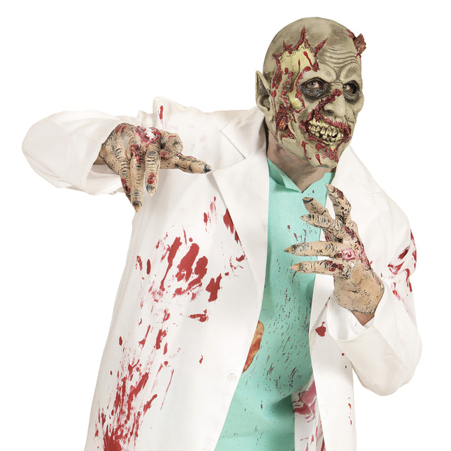 Máscara de Halloween Laboratorio Zombie