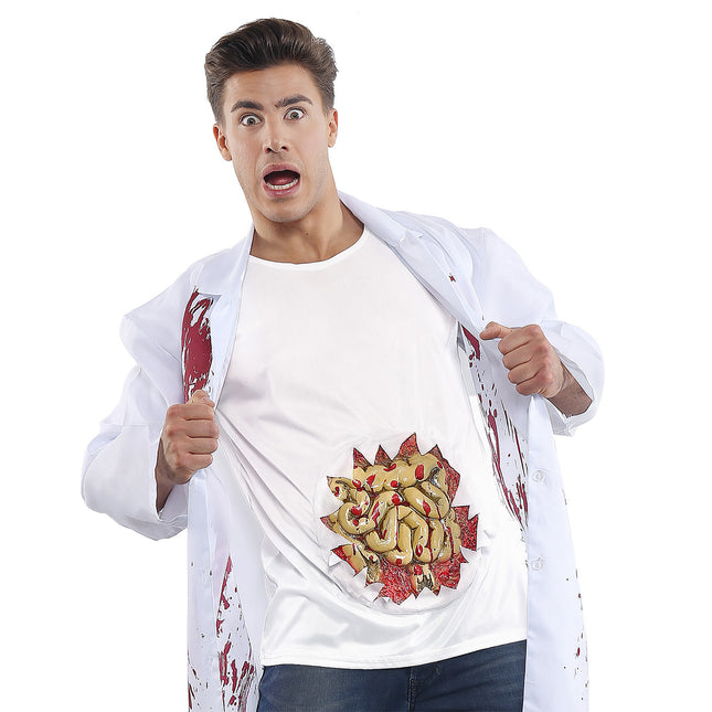 Camisa de Halloween Intestinos de hombre