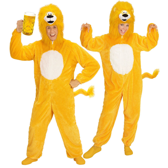 PLUSHE LEÓN AMARILLO, XL 190CM