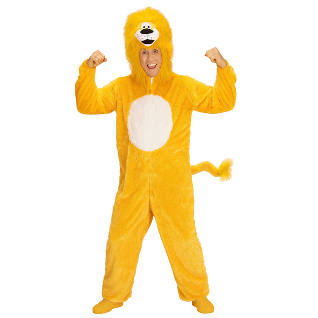 PLUSHE LEÓN AMARILLO, XL 190CM