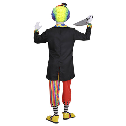 Traje de payaso hombre 5 piezas