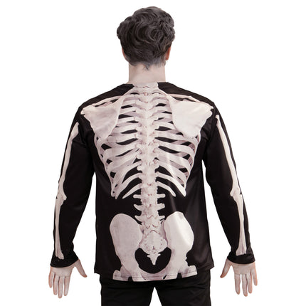 CAMISETA MANGA LARGA ESQUELETO HOMBRE