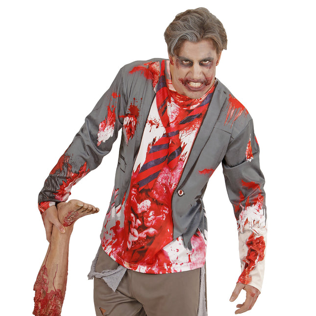 Camiseta Halloween Hombre Zombie