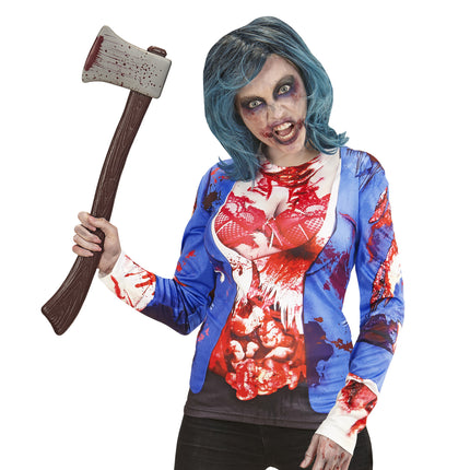 CAMISETA MANGA LARGA ZOMBIE MUJER L/XL