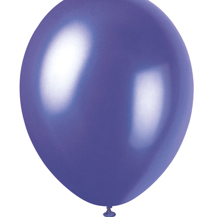 Globos Morados Brillantes 30cm 10pcs