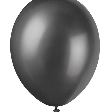 Globos Negros Tinta Brillo 30cm 10pcs