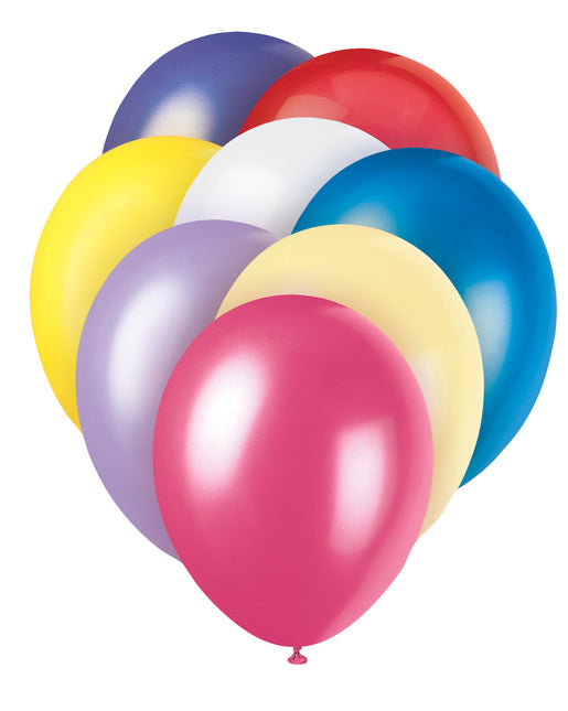 12" Globos Perlados Premium, 8ct - Surtidos Pastel