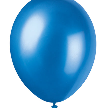 Globos Azules Cosmic Gloss 30cm 10pcs